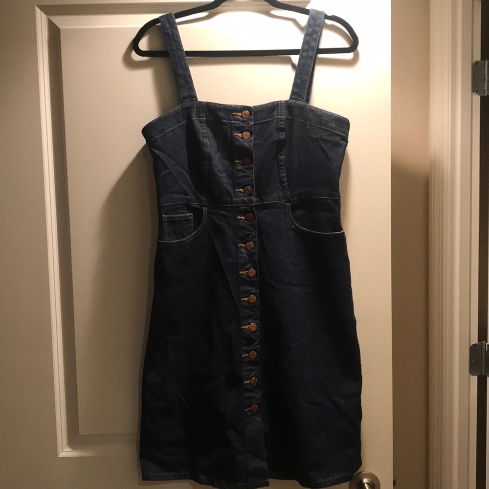 Madewell size 29 button down denim jumper